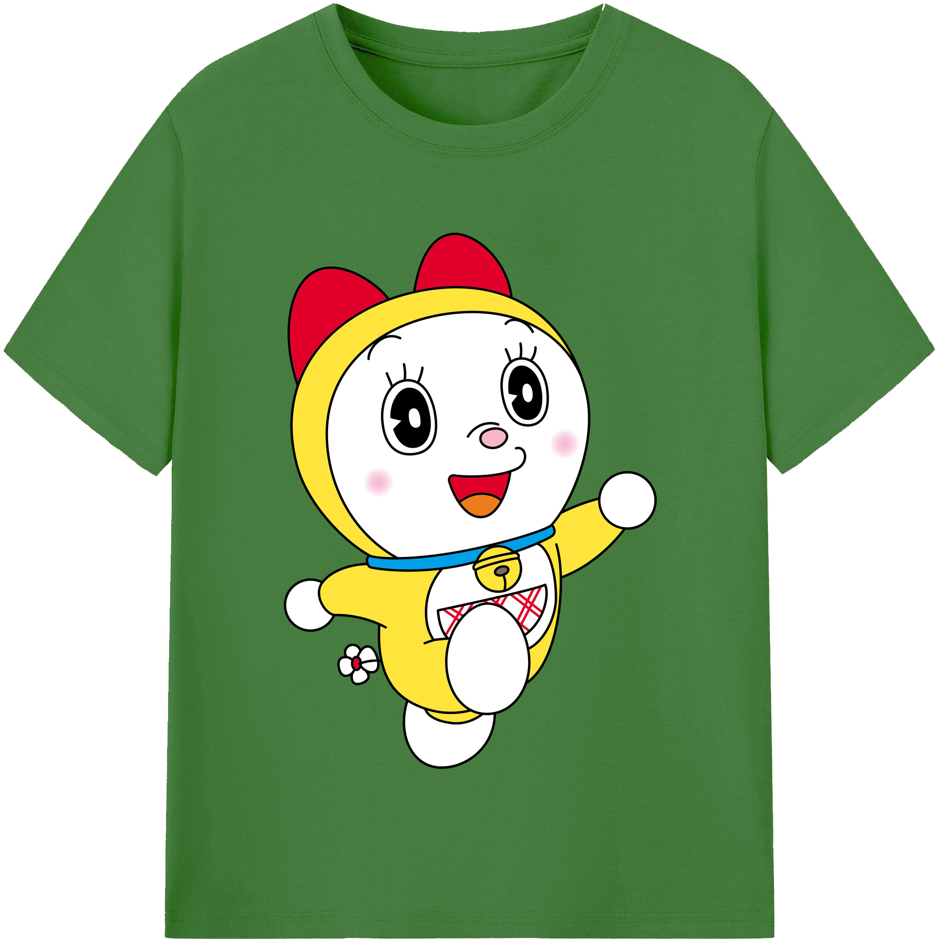 （画像用） ドラえもん ドラミ Doraemon Dorami レディースカジュアルプリントTシャツ（綿100％）
